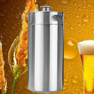 Home Brew Stainless Steel Mini Keg Growler For Beer