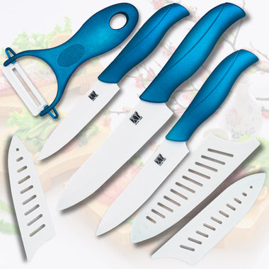Ceramic Knives and Peeler Set
